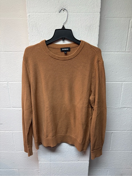 Express Other - Express Men’s Crewneck Sweater in Camel Brown